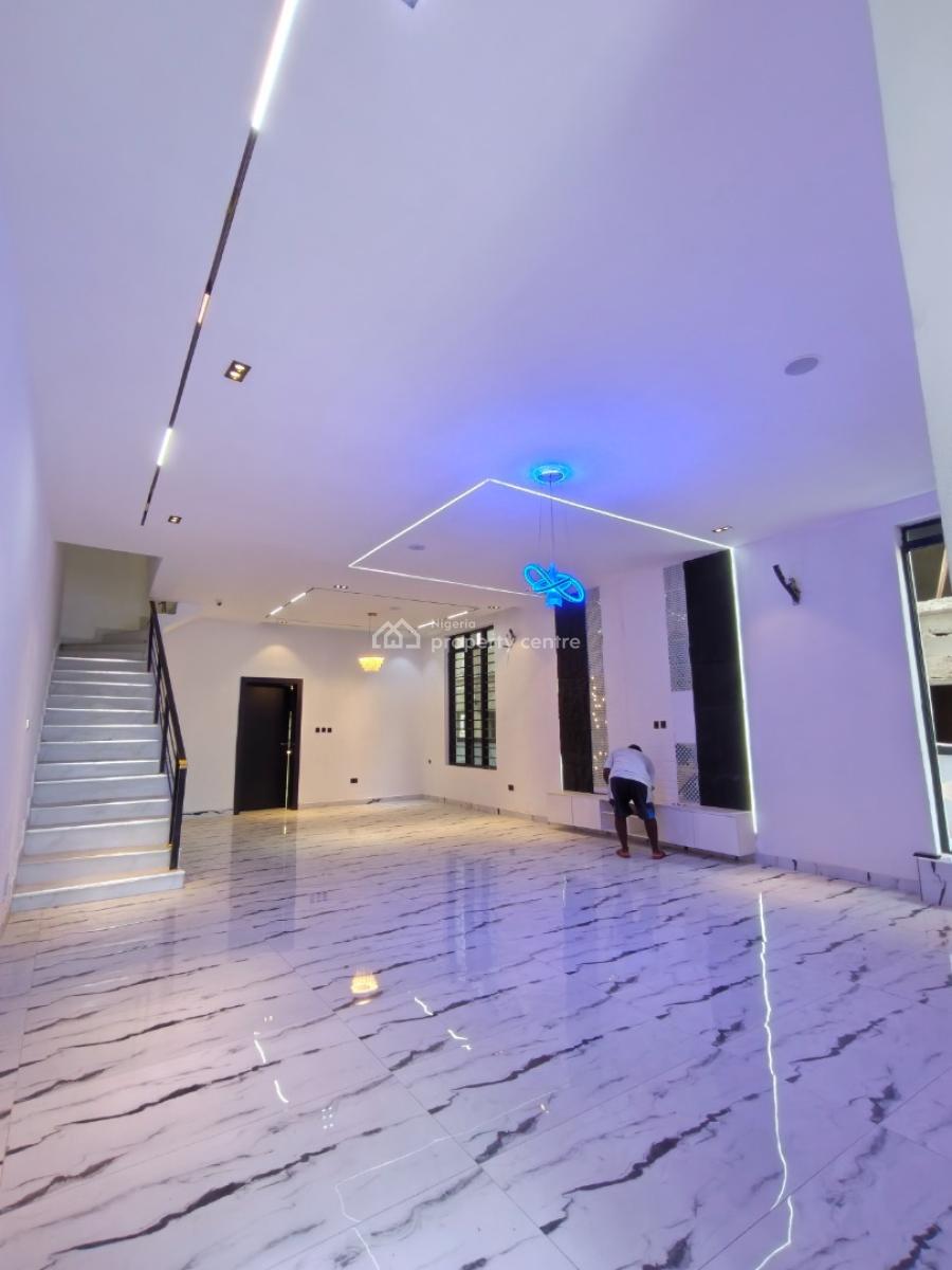 Smart Spacious Newly Built 6 Bedrooms Semi-detached Duplex with Cinema, in 24/7 Power Supply with Access Code at Abraham Adesanya Axis Ajah La, Ajah, Lagos, Semi-detached Duplex for Sale