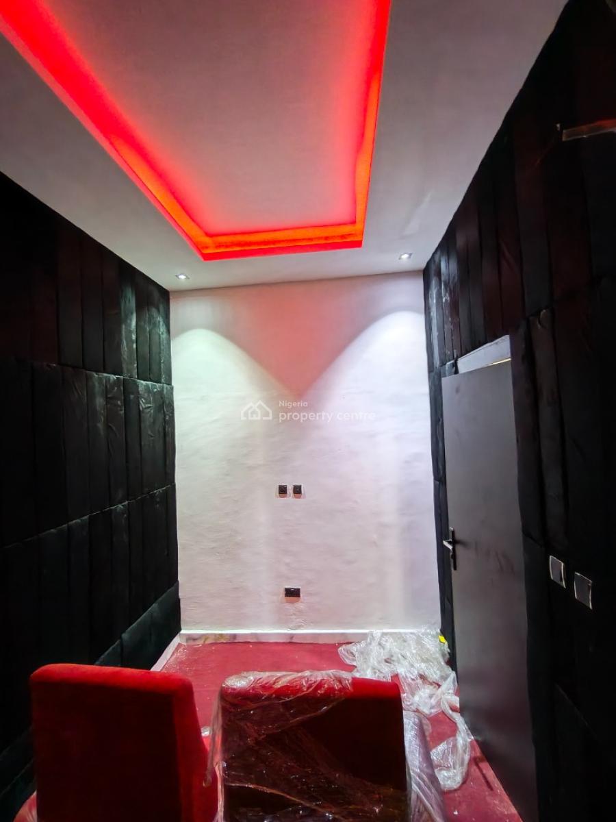 Smart Spacious Newly Built 6 Bedrooms Semi-detached Duplex with Cinema, in 24/7 Power Supply with Access Code at Abraham Adesanya Axis Ajah La, Ajah, Lagos, Semi-detached Duplex for Sale