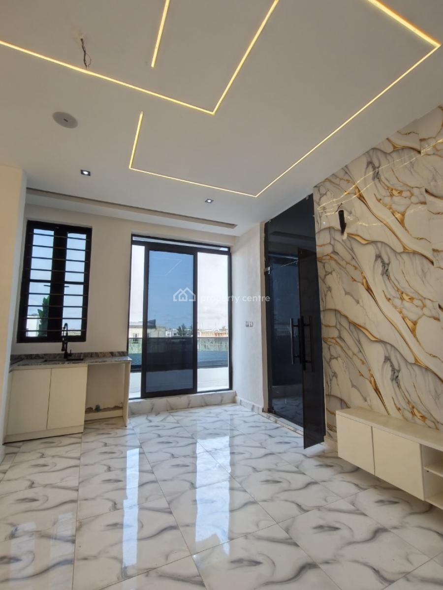 Smart Spacious Newly Built 6 Bedrooms Semi-detached Duplex with Cinema, in 24/7 Power Supply with Access Code at Abraham Adesanya Axis Ajah La, Ajah, Lagos, Semi-detached Duplex for Sale