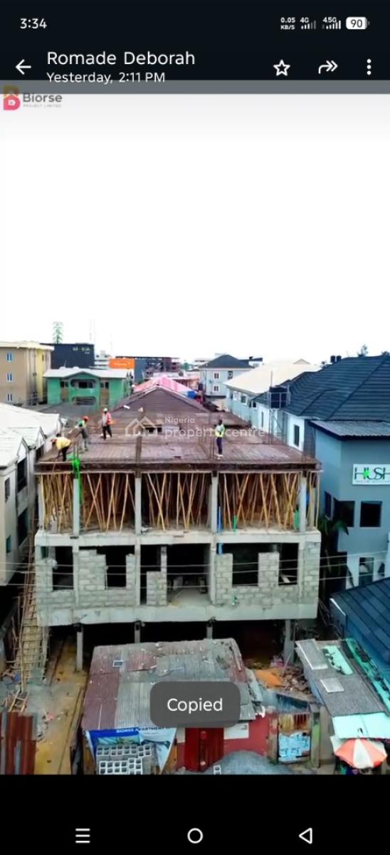 Luxury Two-bedroom Flat+ Bq.  in a Developed Location, Opebi, Ikeja, Lagos, Block of Flats for Sale