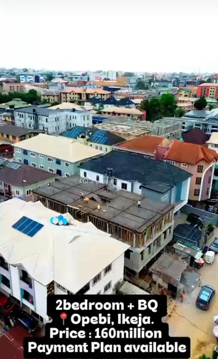 Luxury  2 Bedroom Flat + Bq in a Developed Location, Opebi, Ikeja, Lagos, Block of Flats for Sale
