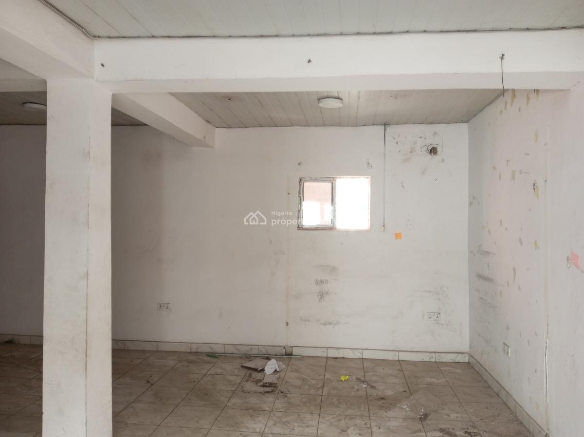 Double Shop Upstairs in a Complex Directly Facing The Road, Ado, Ajah, Lagos, Shop for Rent