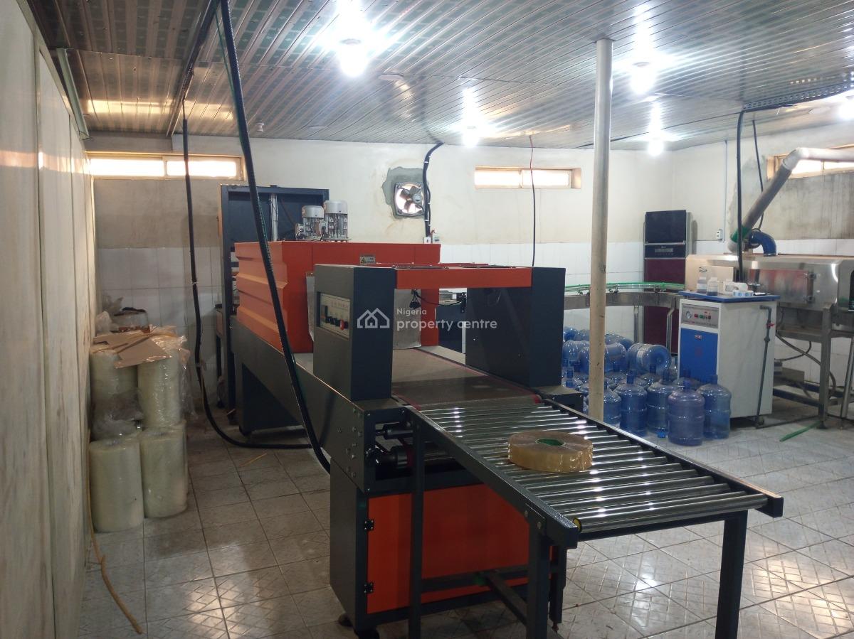 Bottle Water Factory on a Full Plot Facing The Road, Badore, Ajah, Lagos, Factory for Sale