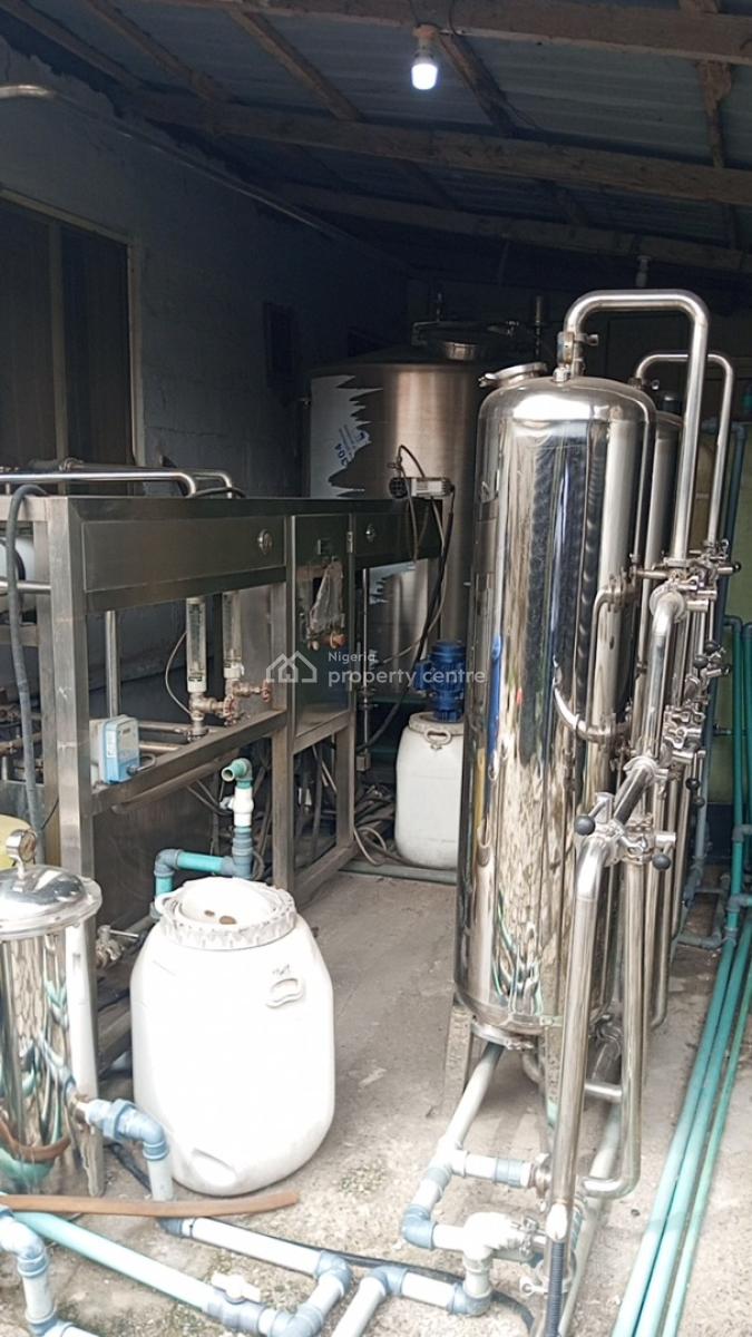 Bottle Water Factory on a Full Plot Facing The Road, Badore, Ajah, Lagos, Factory for Sale