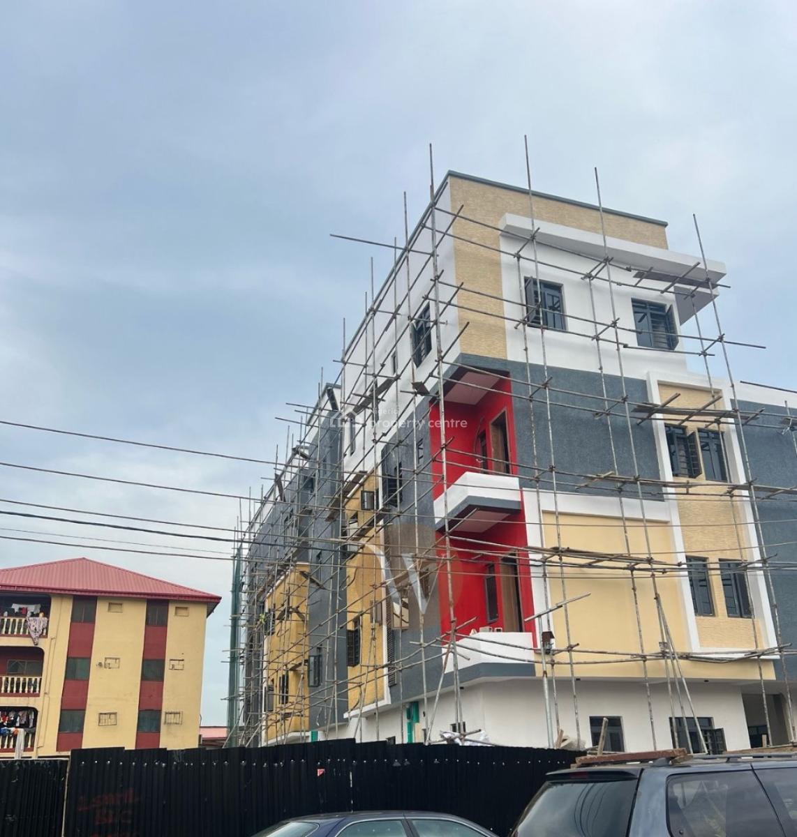 a Serviced Apartment Investment Built for Consistent Occupancy, Aesthetically Designed Home Plus Rooftop Lounge in a Secured Area, Surulere, Lagos, Block of Flats for Sale
