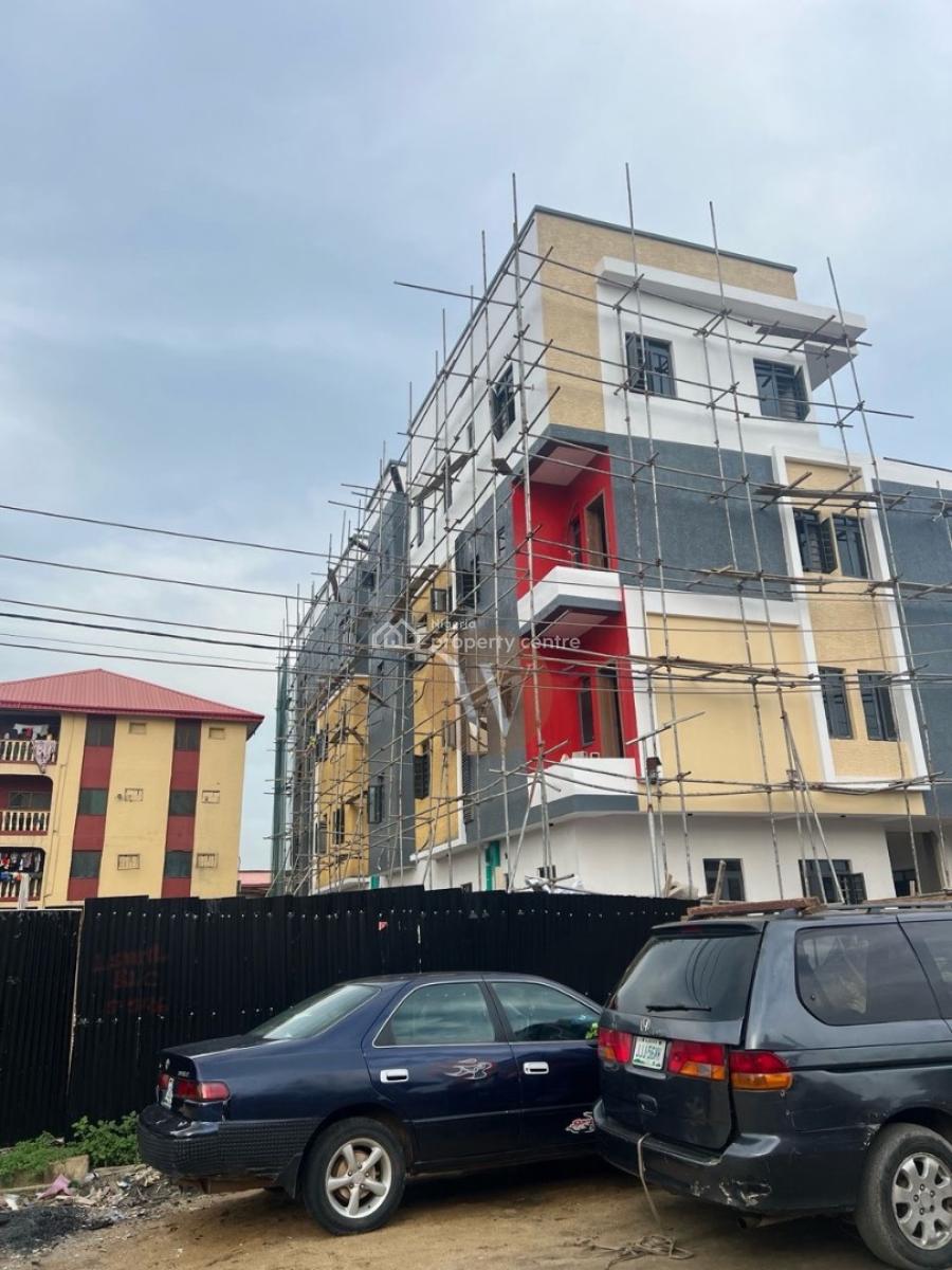 a Serviced Apartment Investment Built for Consistent Occupancy, Aesthetically Designed Home Plus Rooftop Lounge in a Secured Area, Surulere, Lagos, Block of Flats for Sale