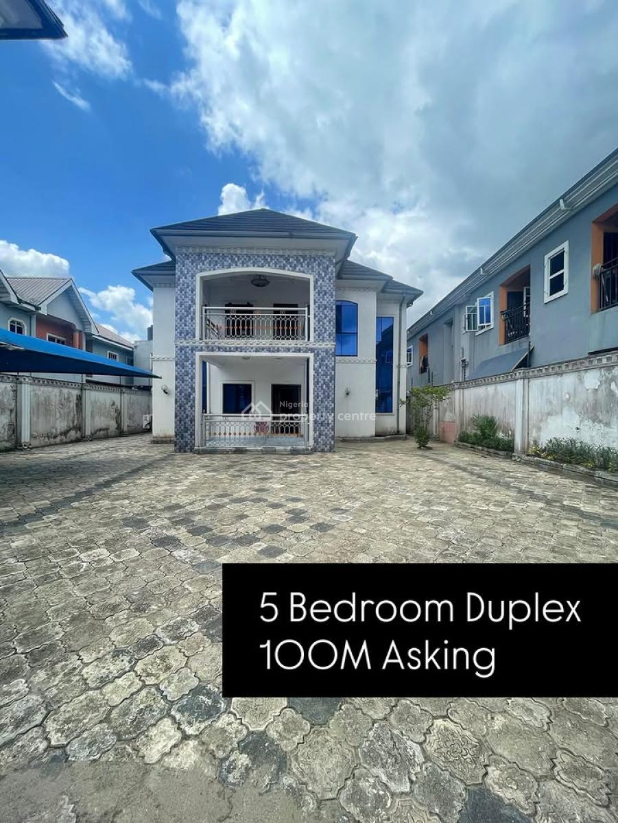 5 Bedroom Detached Duplex Wt Gatehouse, Off Rumuodara Junction, Rumuduru, Port Harcourt, Rivers, Detached Duplex for Sale