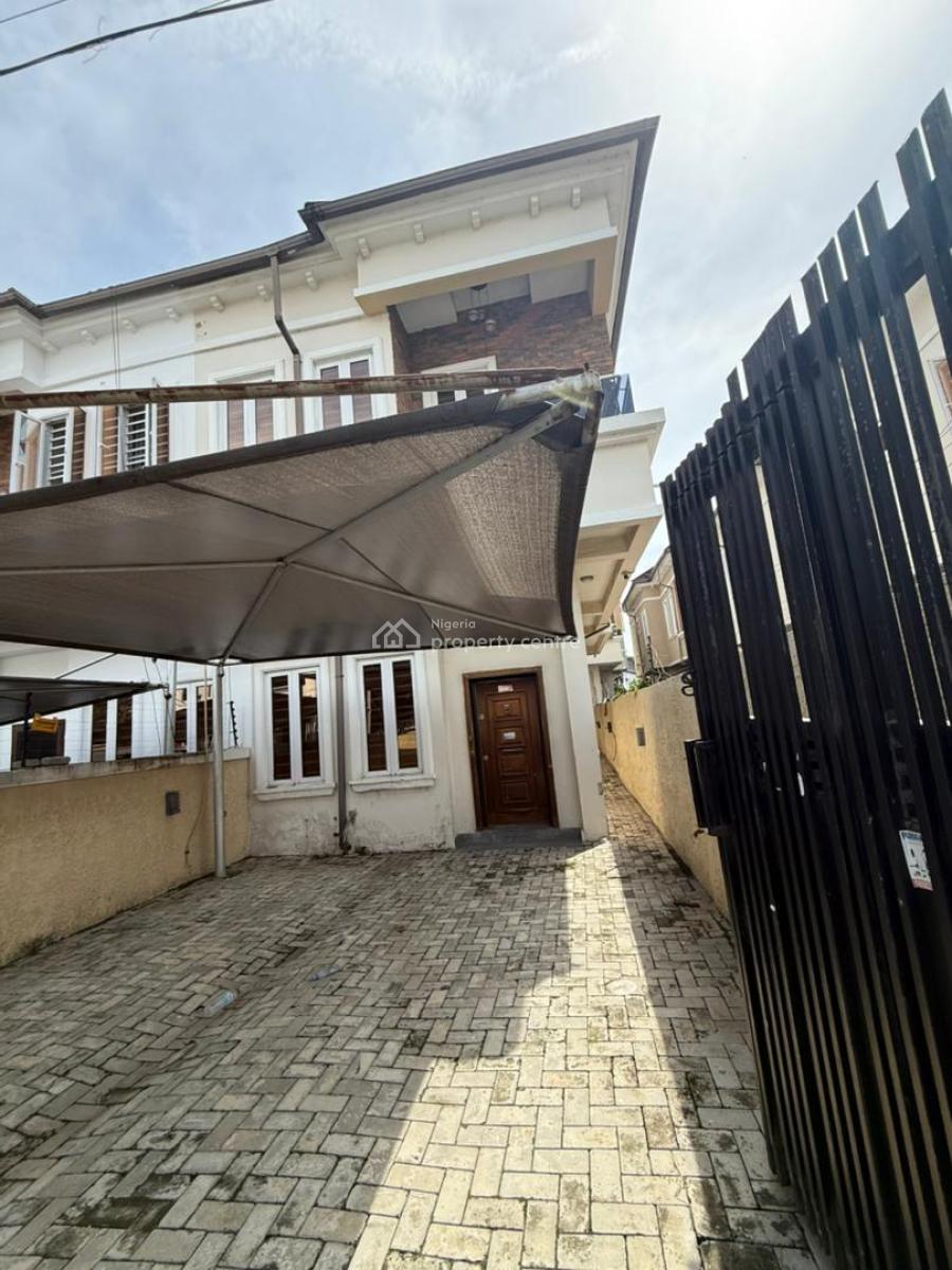 4 Bedroom Semi Detached Duplex with Bq, Chevron, Lekki, Lagos, Semi-detached Duplex for Rent