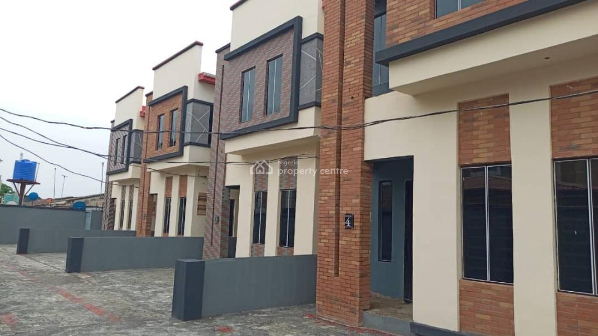 Newly Built 4 Bedroom Terrace Duplex, Gowon Estate, Egbeda, Alimosho, Lagos, Terraced Duplex for Sale