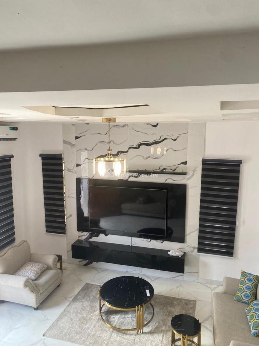 Modern Fully Furnished 3 Bedroom Terrace Duplex with Inverter &solar, Ikota, Lekki, Lagos, Terraced Duplex for Rent
