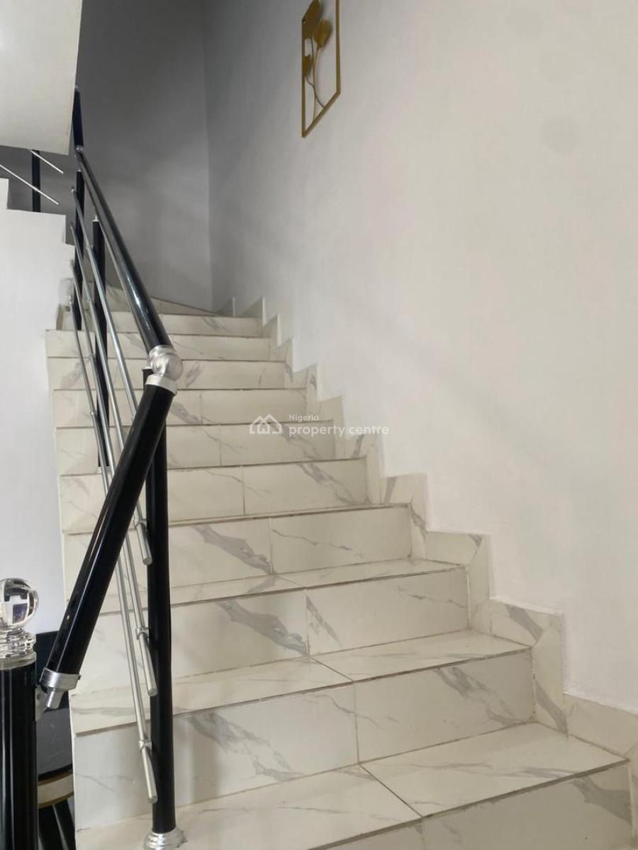Modern Fully Furnished 3 Bedroom Terrace Duplex with Inverter &solar, Ikota, Lekki, Lagos, Terraced Duplex for Rent