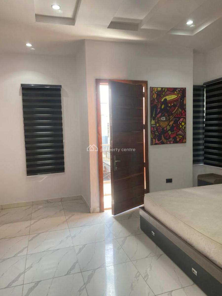 Modern Fully Furnished 3 Bedroom Terrace Duplex with Inverter &solar, Ikota, Lekki, Lagos, Terraced Duplex for Rent