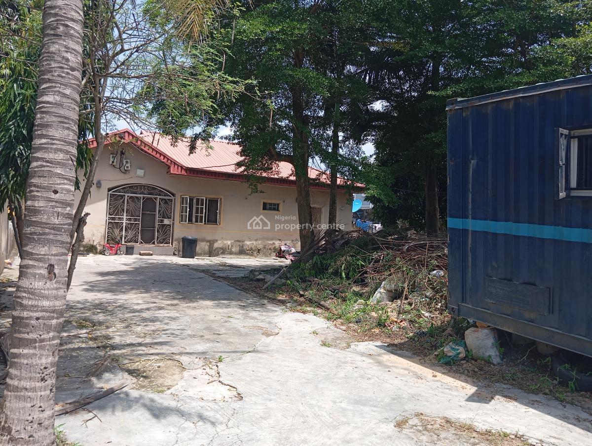 Full Plot of Land with 3bedroom Setback Bungalow, Agboyi Road Alapere Ketu Lagos, Alapere, Ketu, Lagos, Residential Land for Sale