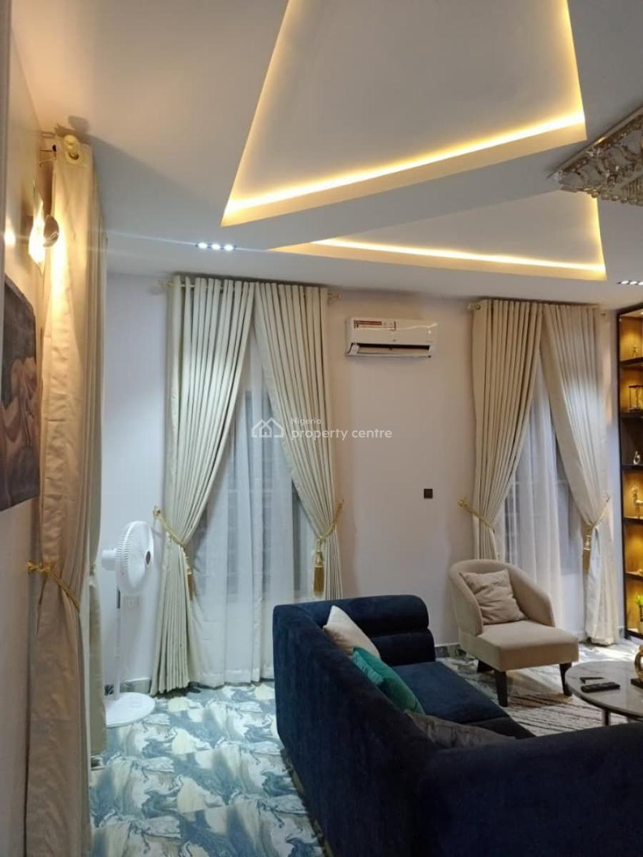 Fully Furnished 1 Bedroom and Parlor (mini-flat) Downstairs, Osapa, Lekki, Lagos, Mini Flat (room and Parlour) for Rent