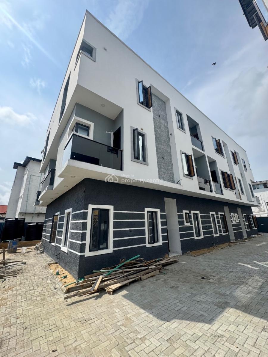 Newly Built 3-storey 4-bedroom Terrace Duplex with Bq in Lekki Phase 1, Freedom Way, Lekki Phase 1, Lekki, Lagos, Terraced Duplex for Sale