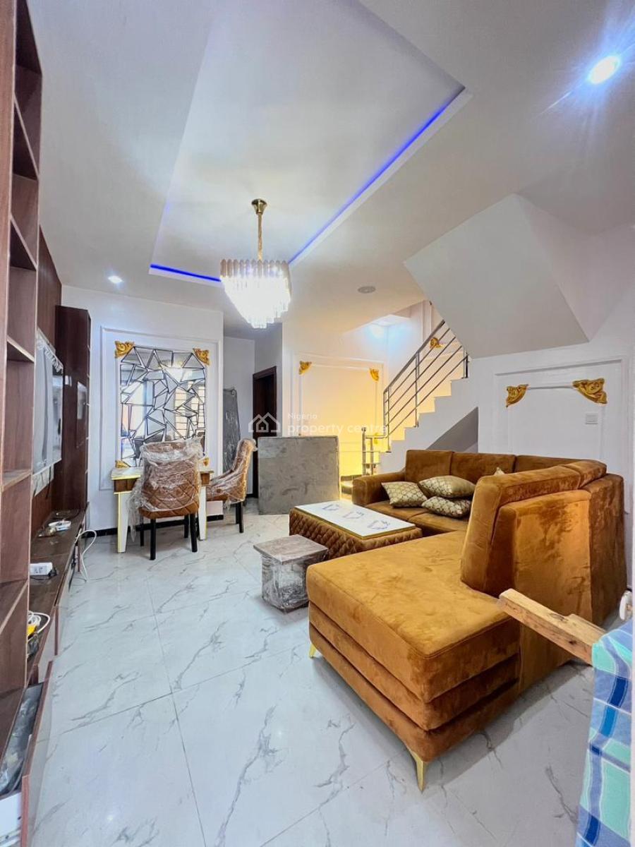Cozy and Well-finished 3-bedroom Terrace Duplex, Abraham Adesanya, Ajah, Lagos, Terraced Duplex for Sale