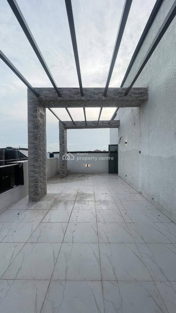 Detached 5bdr Duplex + Masters Duplex Bedroom + Rooftop Terrace + Bq, Serene Estate in Chevron Drive Main, Lekki, Lagos, Detached Duplex for Sale