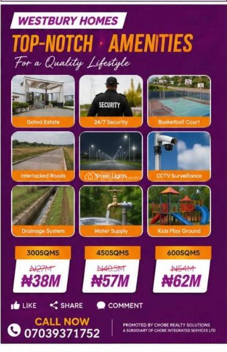 Own an Exclusive Residential Plot at Lakowe Lake Golf Community, Lakowe Lake Golf Course Westbury Homes, Ibeju Lekki, Lagos, Residential Land for Sale