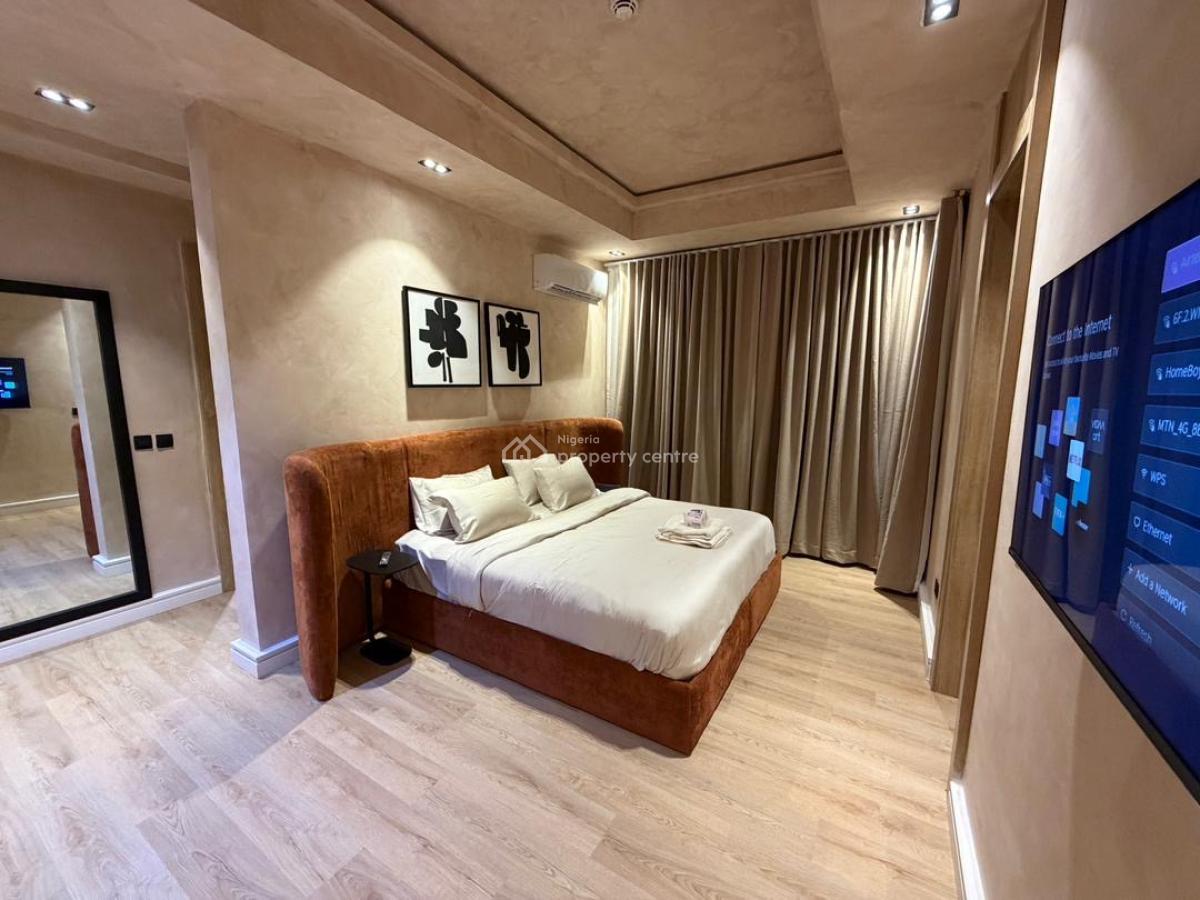 Luxury Furnished Miniflat + Swimming Pool, Gym, Elevator, Victoria Island (vi), Lagos, Mini Flat (room and Parlour) for Rent