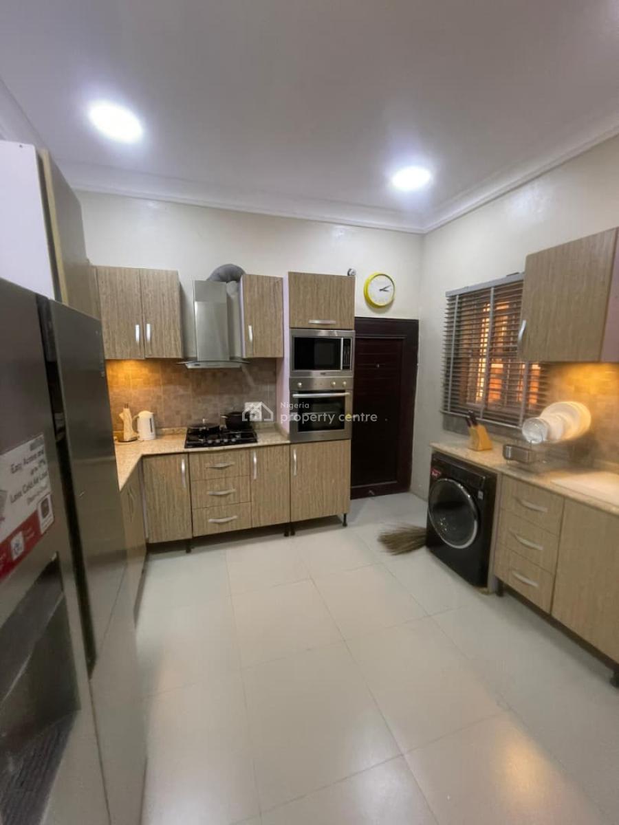 Unfurnished 4 Bedroom Fully Detached Duplex with Bq and Security House, Chevron, Lekki, Lagos, Detached Duplex for Rent