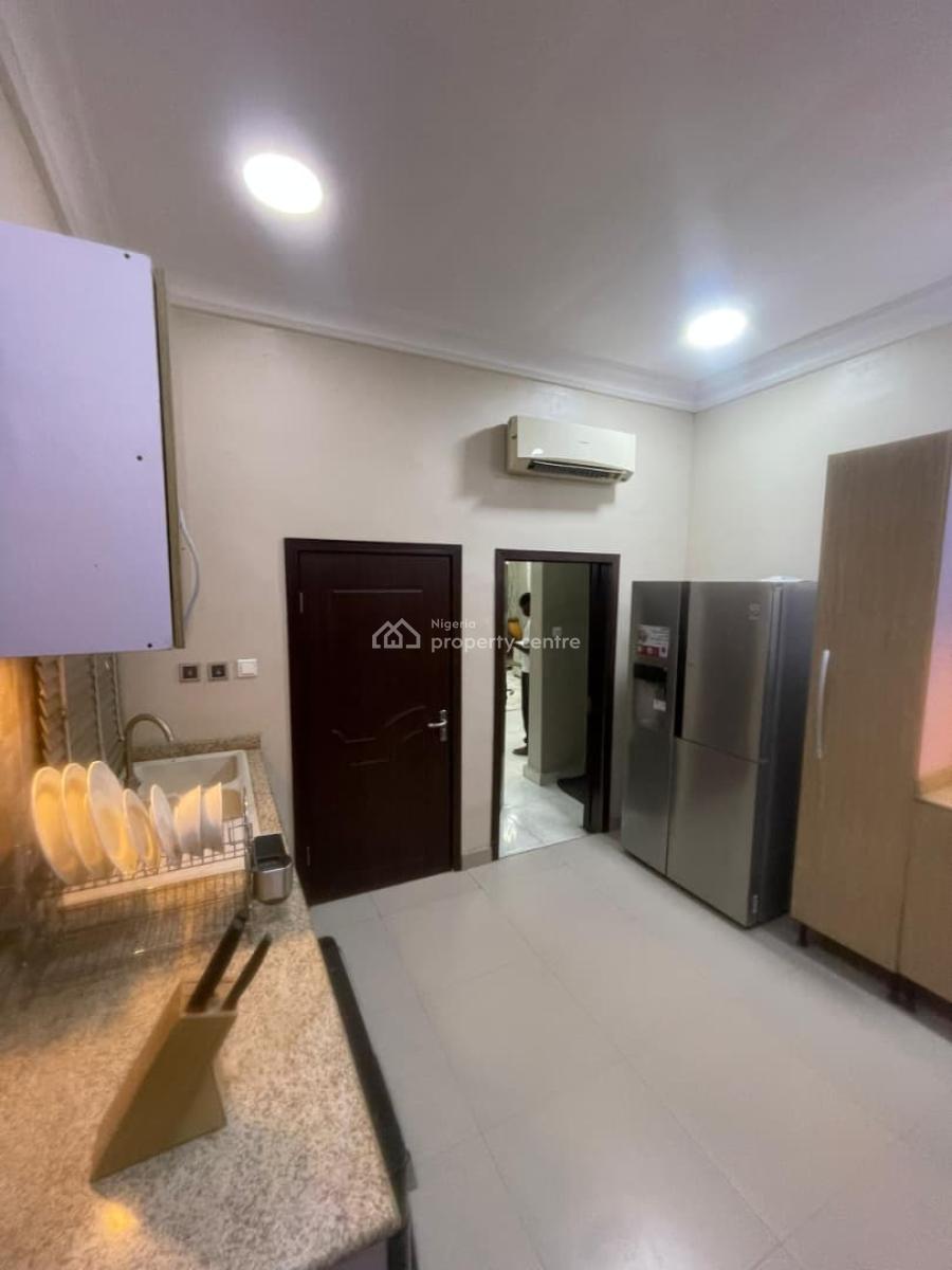 Unfurnished 4 Bedroom Fully Detached Duplex with Bq and Security House, Chevron, Lekki, Lagos, Detached Duplex for Rent