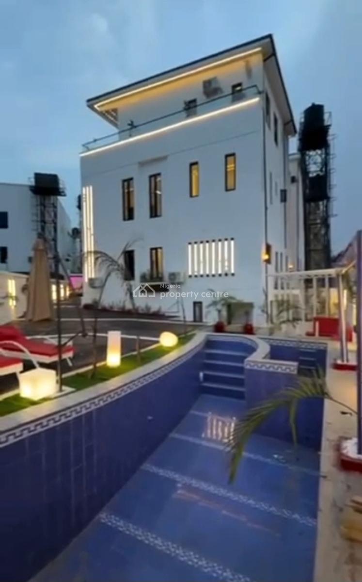 Luxury Standard Spacious 5 Bedroom Detached Duplex with Bq & Pool, Guzape District, Abuja, Detached Duplex for Sale