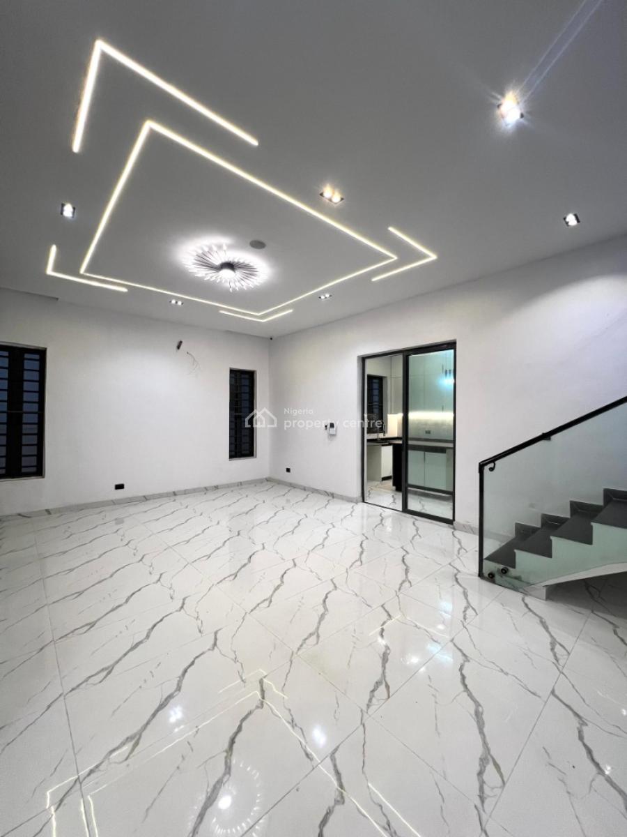 Luxury Built 4 Bedroom Semi Detached Duplex with Bq, Lekki Palm City Estate,off Ado Road, Ajah, Lagos, Semi-detached Duplex for Rent