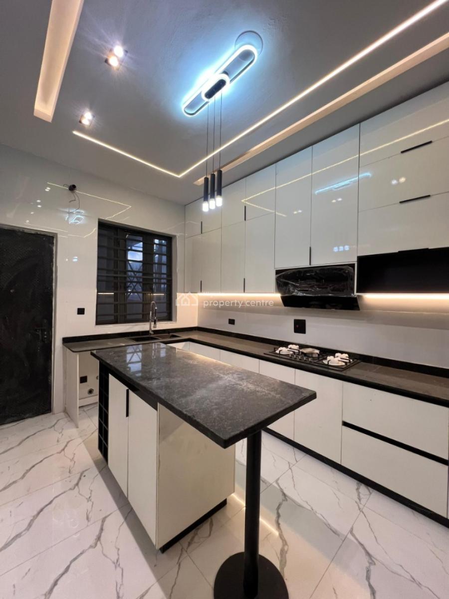 Luxury Built 4 Bedroom Semi Detached Duplex with Bq, Lekki Palm City Estate,off Ado Road, Ajah, Lagos, Semi-detached Duplex for Rent