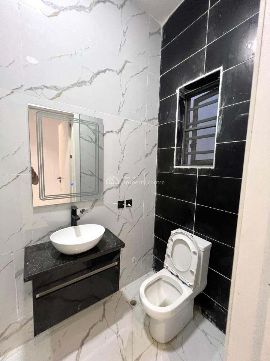 Luxury Built 4 Bedroom Semi Detached Duplex with Bq, Lekki Palm City Estate,off Ado Road, Ajah, Lagos, Semi-detached Duplex for Rent