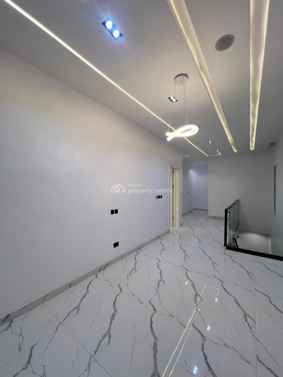 Luxury Built 4 Bedroom Semi Detached Duplex with Bq, Lekki Palm City Estate,off Ado Road, Ajah, Lagos, Semi-detached Duplex for Rent