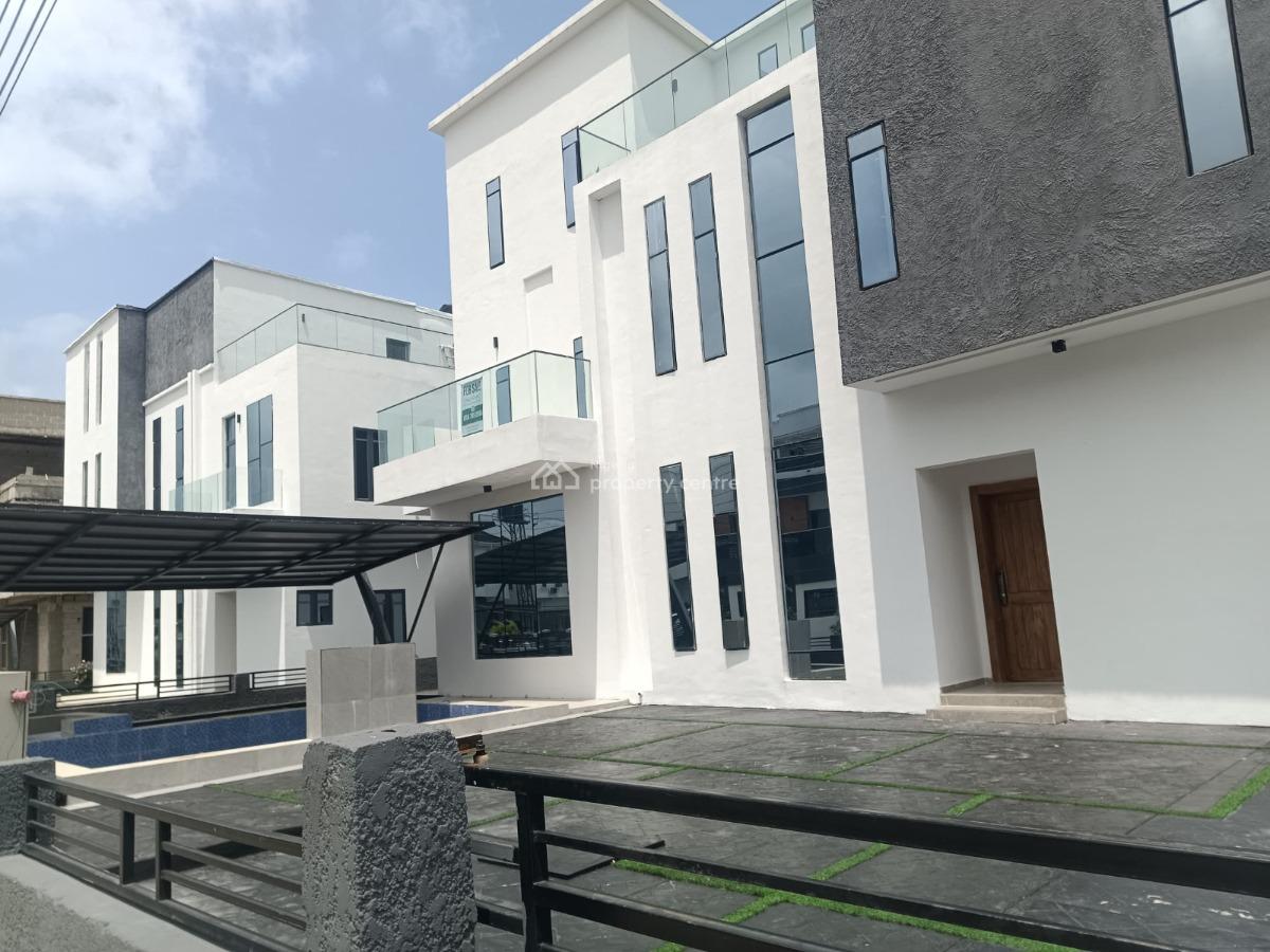 5 Bedroom Fully Detached with a Bq, Osapa London, Lekki, Lagos, Detached Duplex for Sale