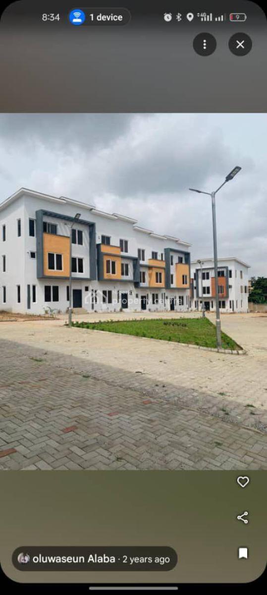 Furnishe Luxury 4bedroom Terrace Duplex, Water Fall Estate Ojodu Berger Opp Omole  Estate Phase 1, Ikeja, Lagos, Terraced Duplex for Sale