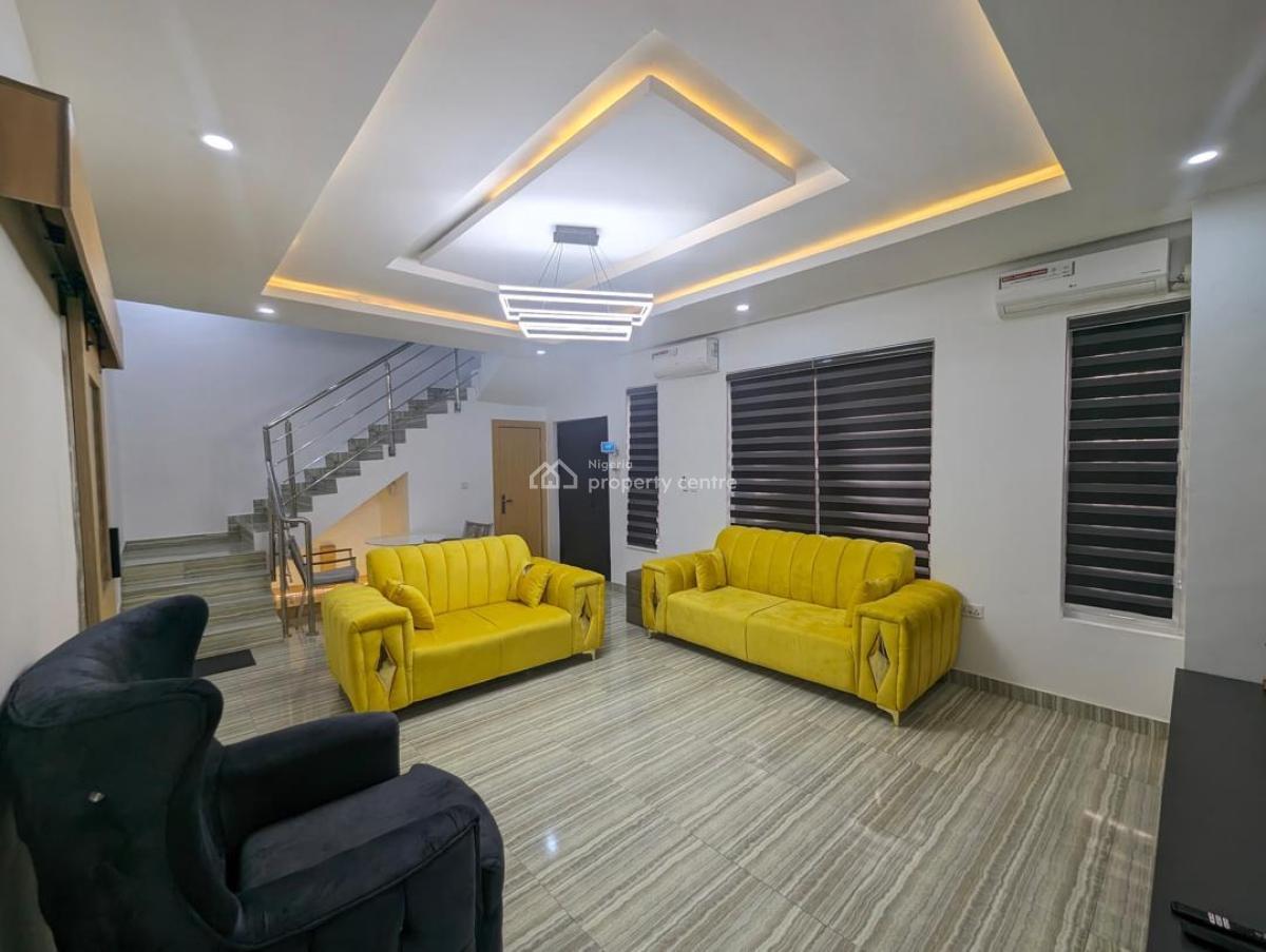 Furnishe Luxury 4bedroom Terrace Duplex, Water Fall Estate Ojodu Berger Opp Omole  Estate Phase 1, Ikeja, Lagos, Terraced Duplex for Sale
