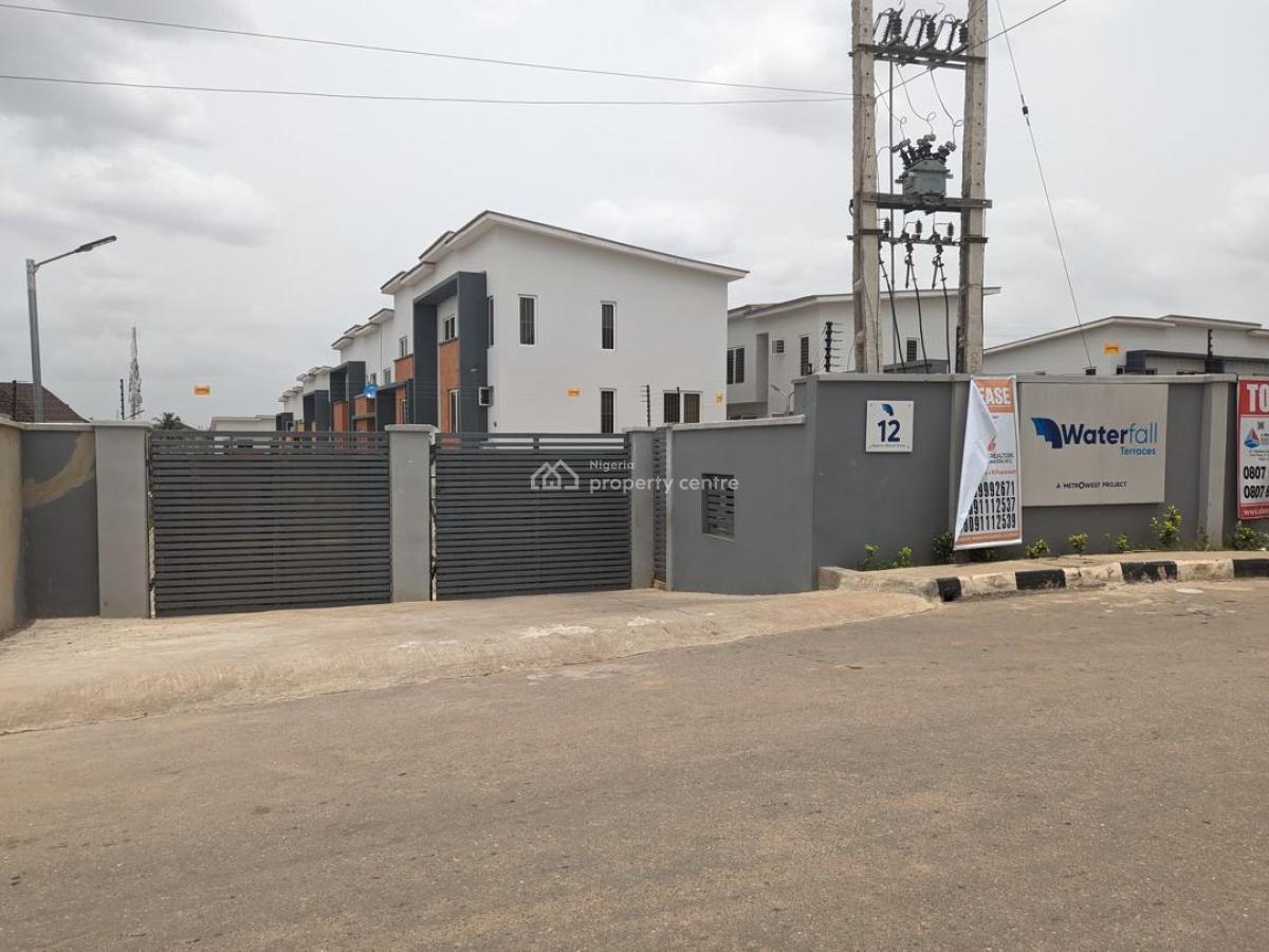 Furnishe Luxury 4bedroom Terrace Duplex, Water Fall Estate Ojodu Berger Opp Omole  Estate Phase 1, Ikeja, Lagos, Terraced Duplex for Sale