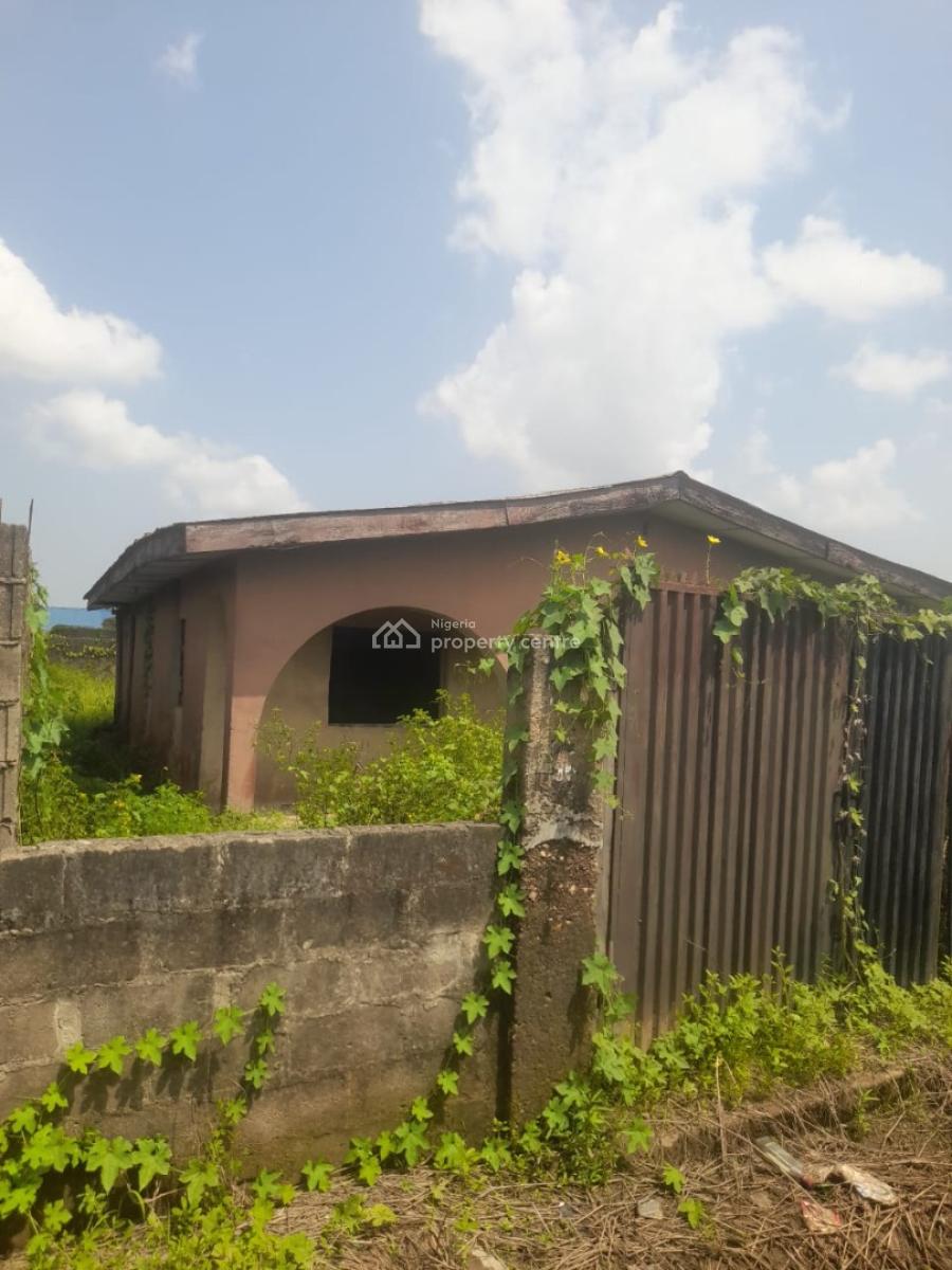 Full Plot of Land with Developing 6 Rooms, Abule Iroko, Via Ajegunle, Alakuko, Ifako-ijaiye, Lagos, Detached Bungalow for Sale
