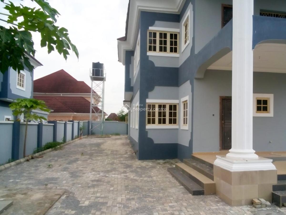 Spacious (4) Four-bedroom Fully Detached Duplex Unit, Including One on, Estate Tarred Road Near Main Road, Lokogoma District, Abuja, Detached Duplex for Rent