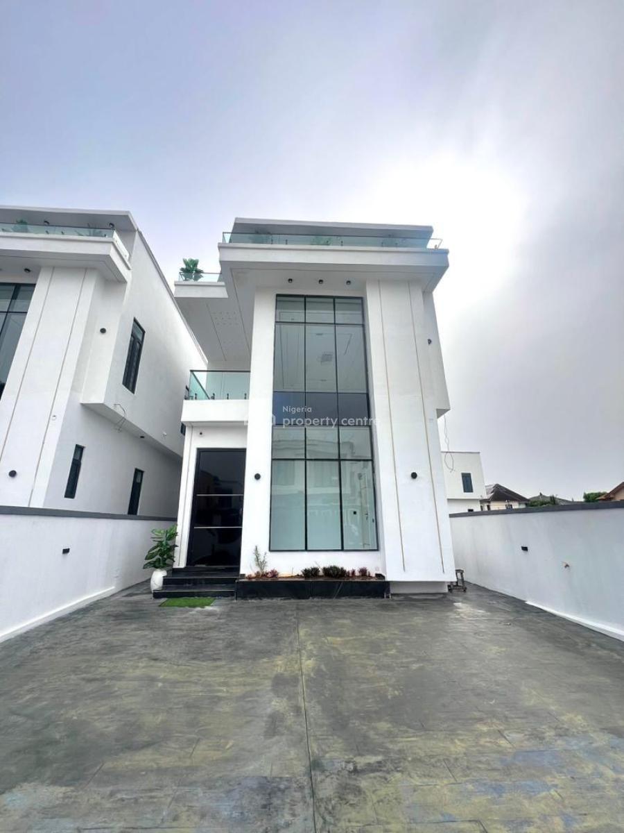 Luxury & Spacious 5-bedroom Fully Detached House with Bq, Pool, Luxury & Spacious 5-bedroom Fully Detached House with Bq, Pool, Vgc, Lekki, Lagos, Detached Duplex for Sale