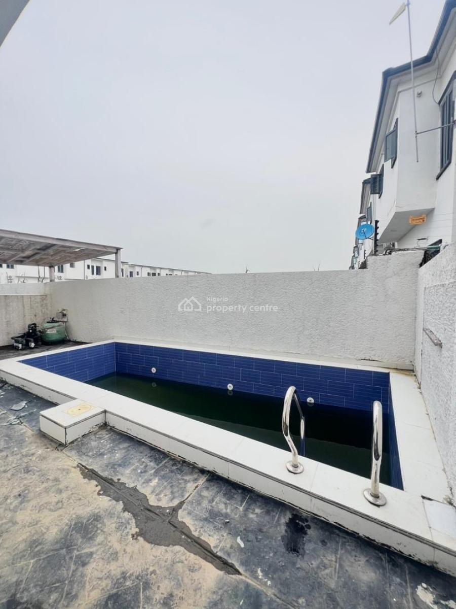 Luxury & Spacious 5-bedroom Fully Detached House with Bq & Pool, Vgc, Lekki, Lagos, Detached Duplex for Sale
