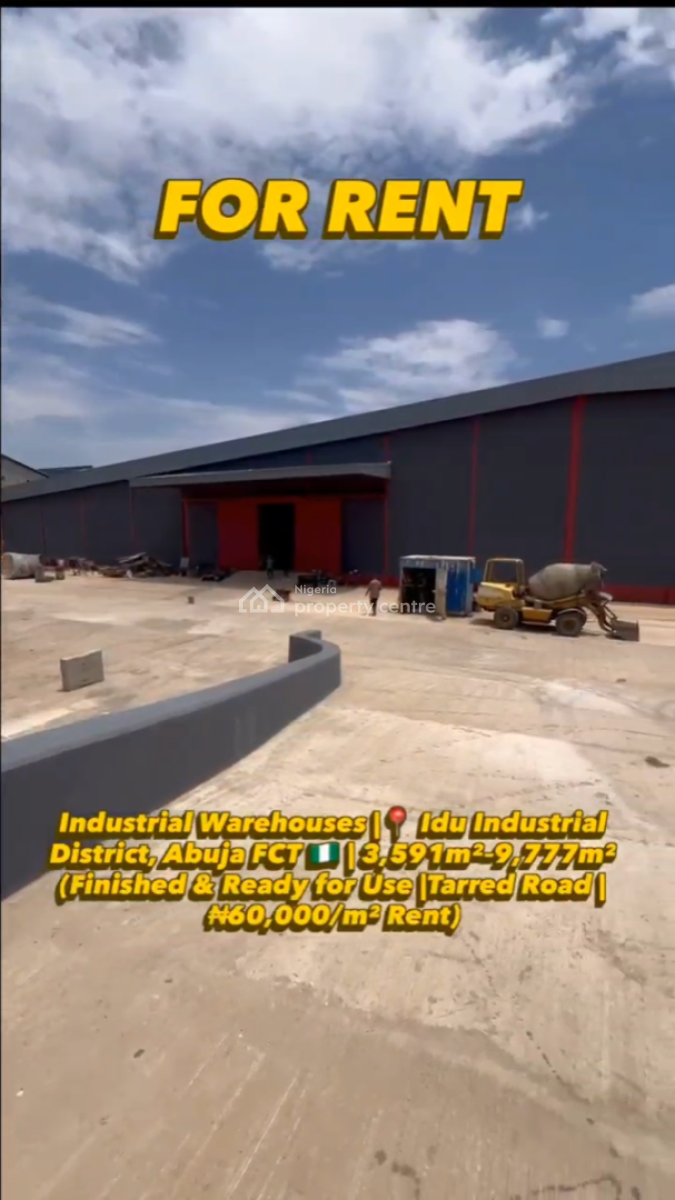 Warehouse Available, Idu Industrial District, Central Business District, Abuja, Warehouse for Rent