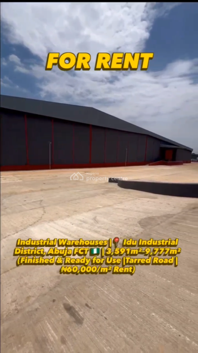 Warehouse Available, Idu Industrial District, Central Business District, Abuja, Warehouse for Rent