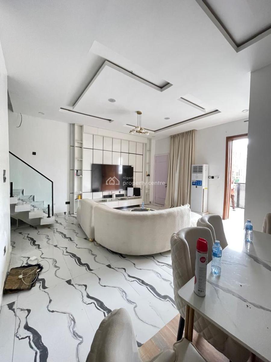 Luxury and Fully Furnished 4 Bedroom Duplex in a Serene and Secured Ar, Ikota, Lekki, Lagos, Semi-detached Duplex for Rent