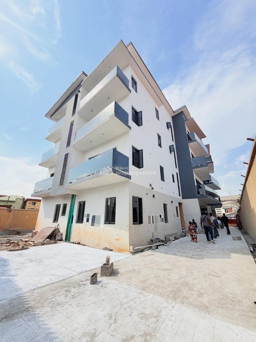 Spaciously Built 3 Bedroom Apartment with Bq, Ogba, Ikeja, Lagos, Block of Flats for Sale
