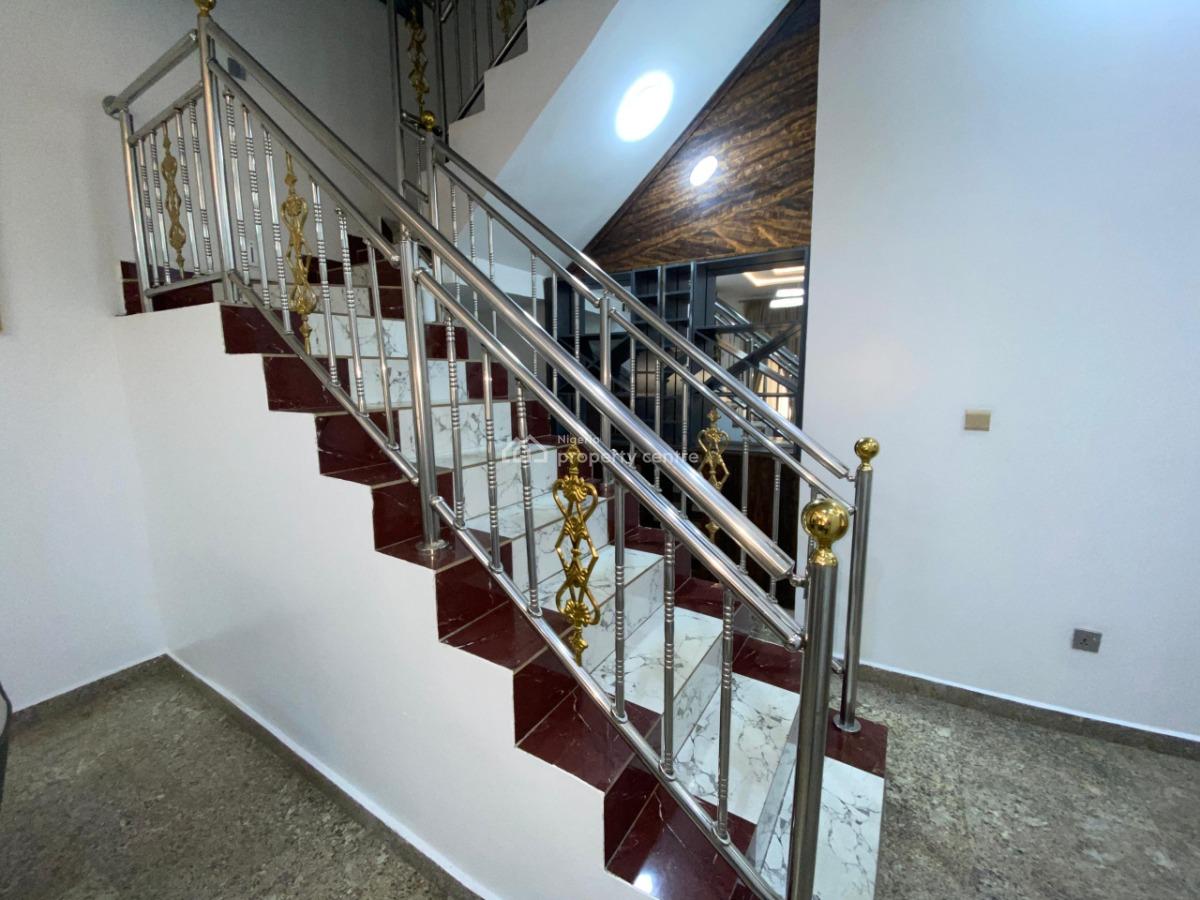 Fully Furnished, Serviced 5 Bedroom Terrace Duplex with Bq, Guzape District, Abuja, Terraced Duplex for Rent