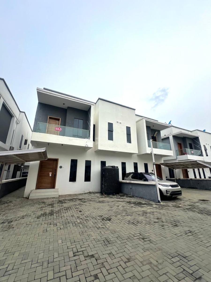 Elegant 4-bedroom Semi-detached House with Bq, Vgc, Lekki, Lagos, Semi-detached Duplex for Sale