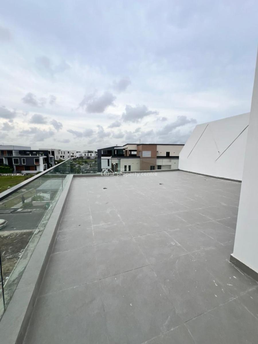 Contemporary 5 Bedroom Semi Detached with Pool, Elevator, Rooftop, Cowrie Creek Estate, Ikate, Lekki, Lagos, House for Sale