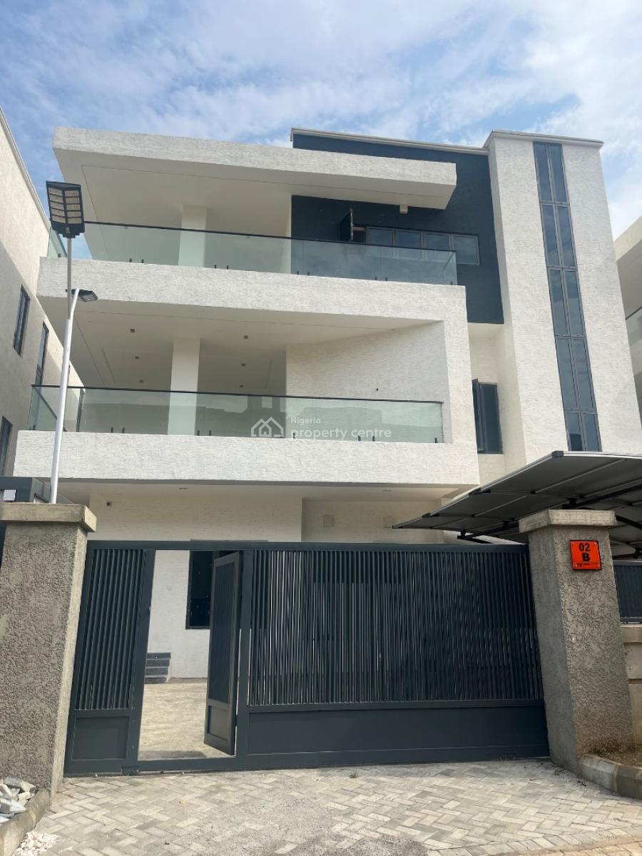 6 Bedroom Terrace Duplex with a Room Boys Quarter, Katampe Extension, Katampe, Abuja, Detached Duplex for Sale