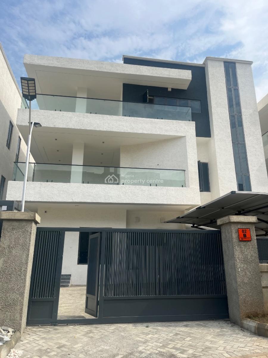 6 Bedroom Terrace Duplex with a Room Boys Quarter, Katampe Extension, Katampe, Abuja, Detached Duplex for Sale