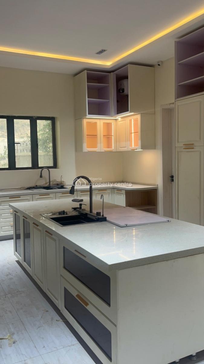 6 Bedroom Terrace Duplex with a Room Boys Quarter, Katampe Extension, Katampe, Abuja, Detached Duplex for Sale