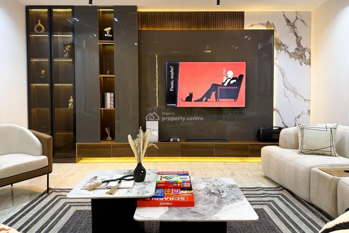 Exquisite Newly Launched Luxurious 4bedroom Smart Home Apartment, Off Banana Island Road, Ikoyi, Lagos, Flat / Apartment for Rent