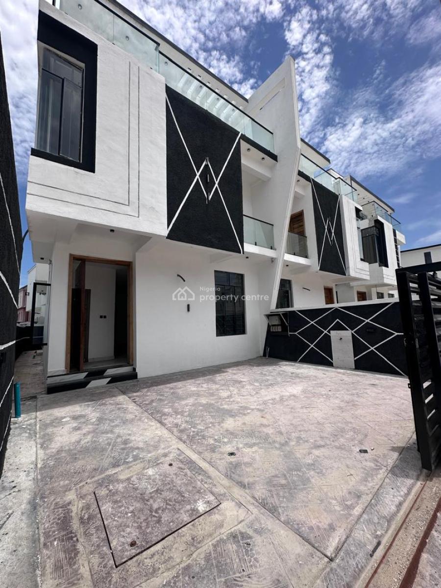Jumbo Size 4 Bedroom Duplex, Chevron, Lekki, Lagos, Semi-detached Duplex for Sale